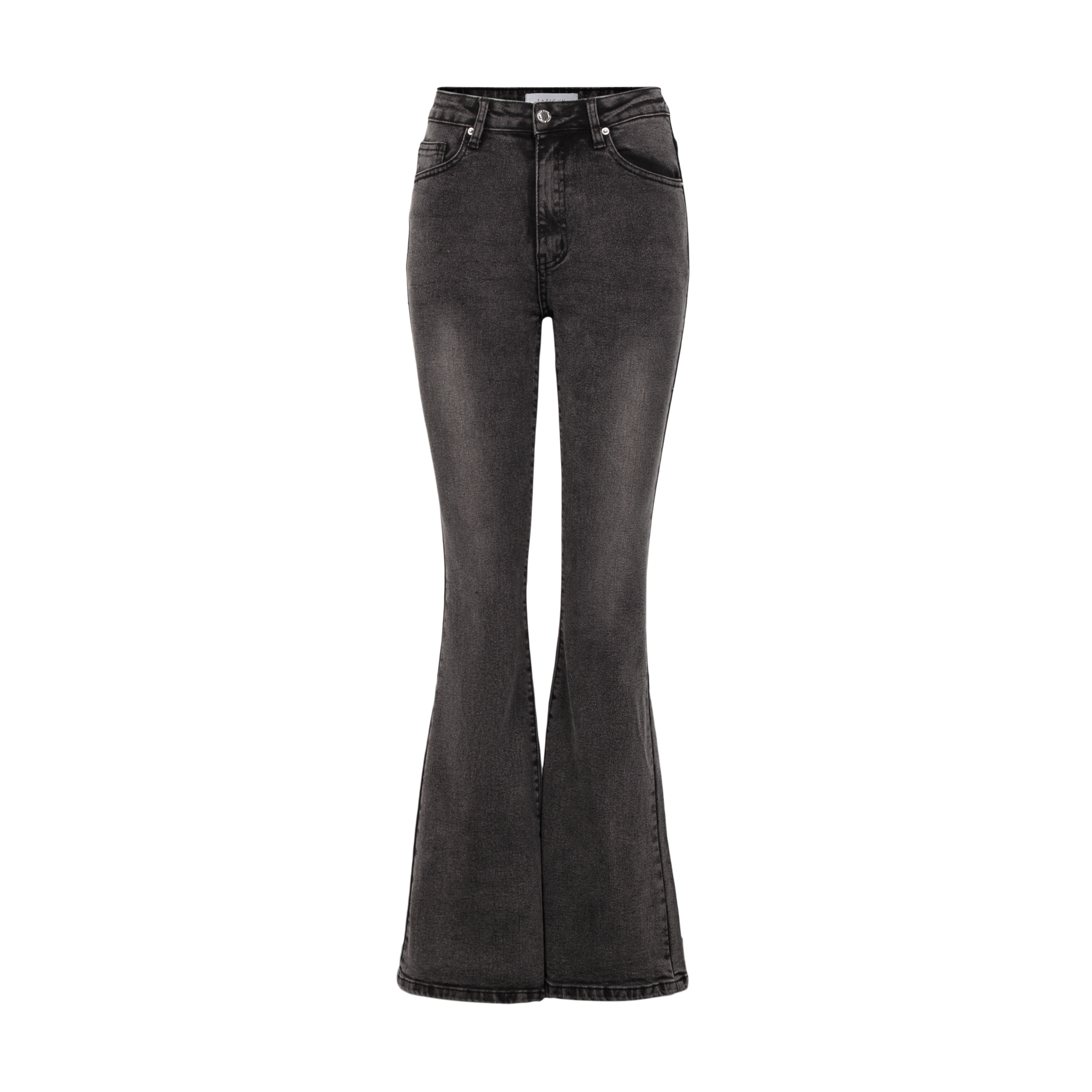 Medium Wash Flared Denim Pants