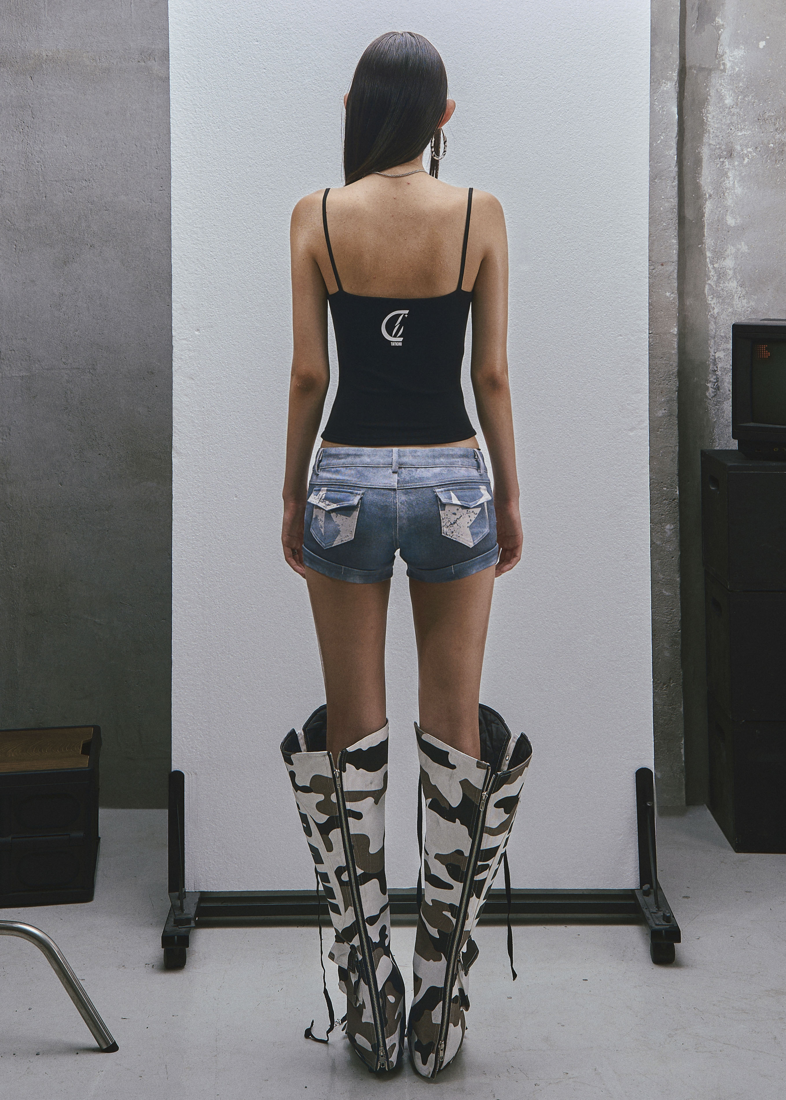 RAW Text Printed Camisole Top