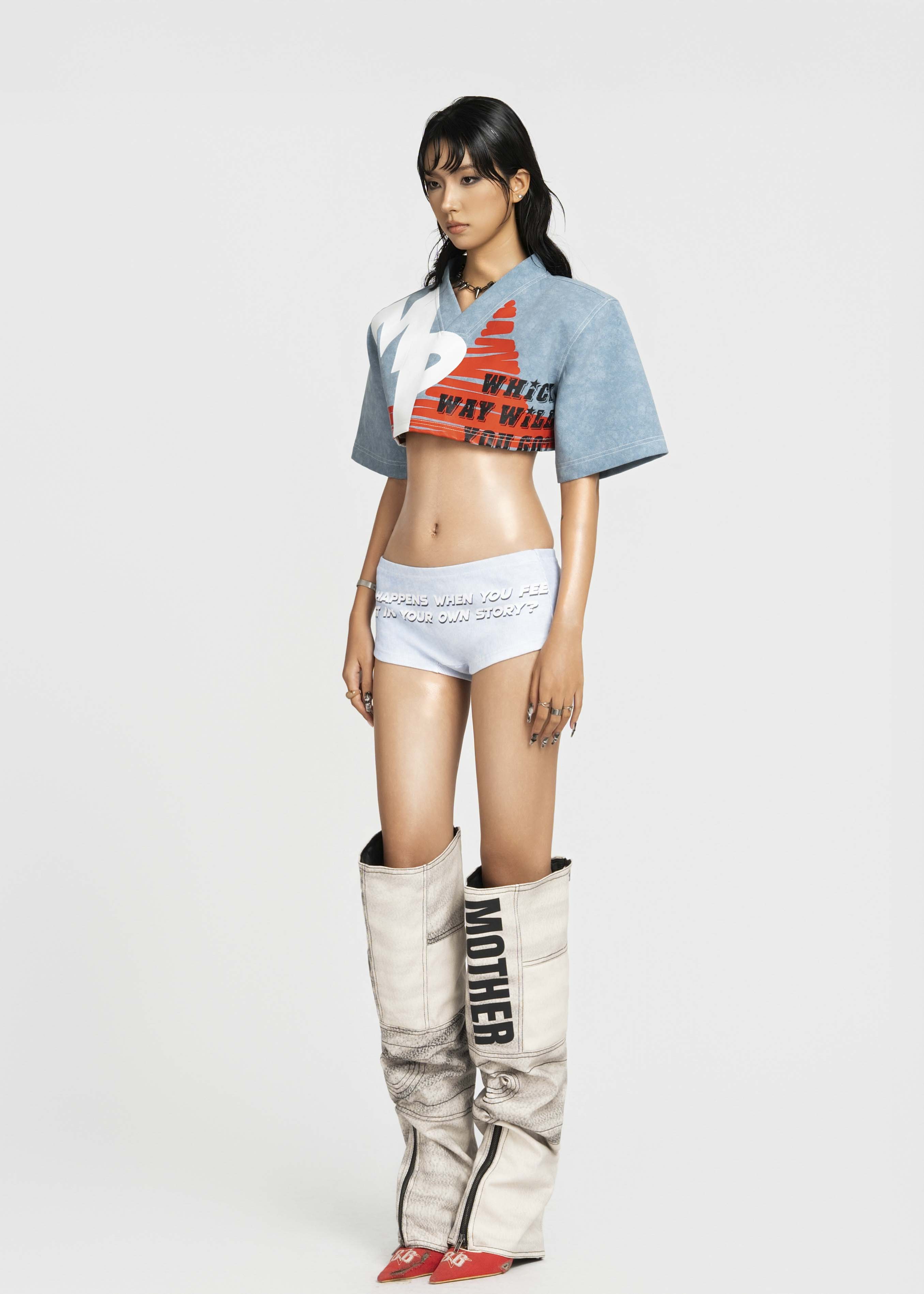 MAP Faux Cropped Top