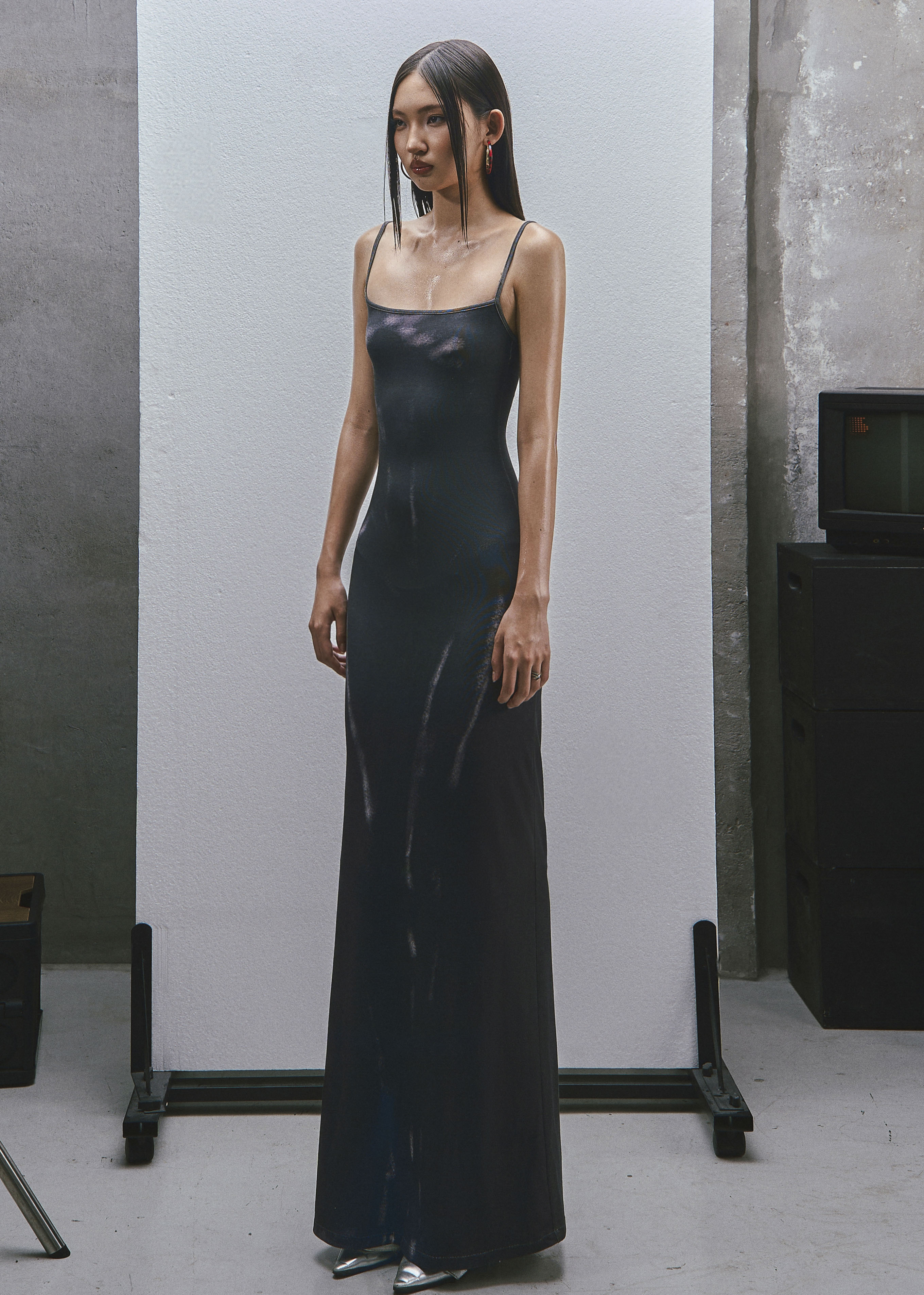 RAW Body Printed Straps Maxi Dress