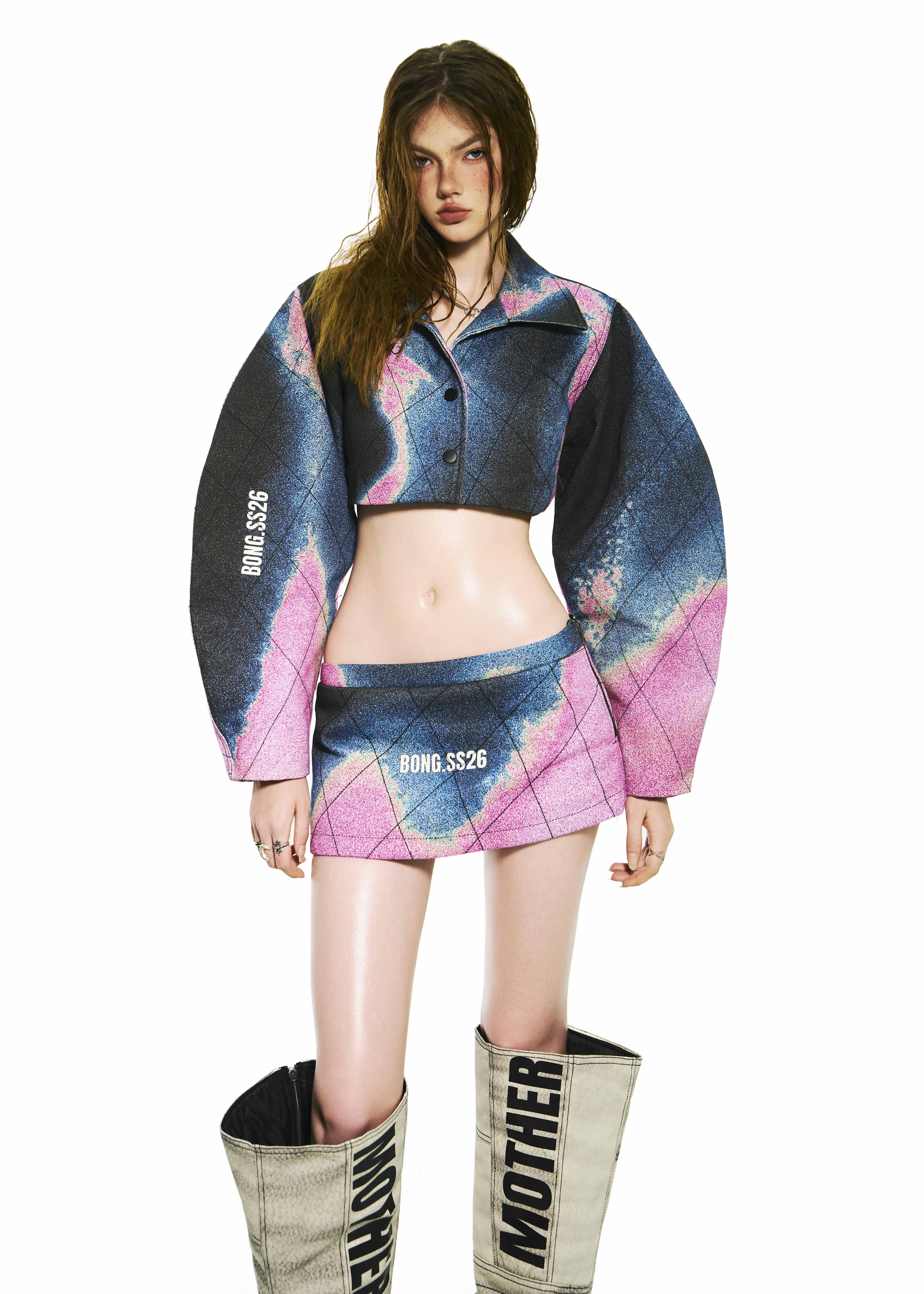 BONG Gradient Aline Skirt