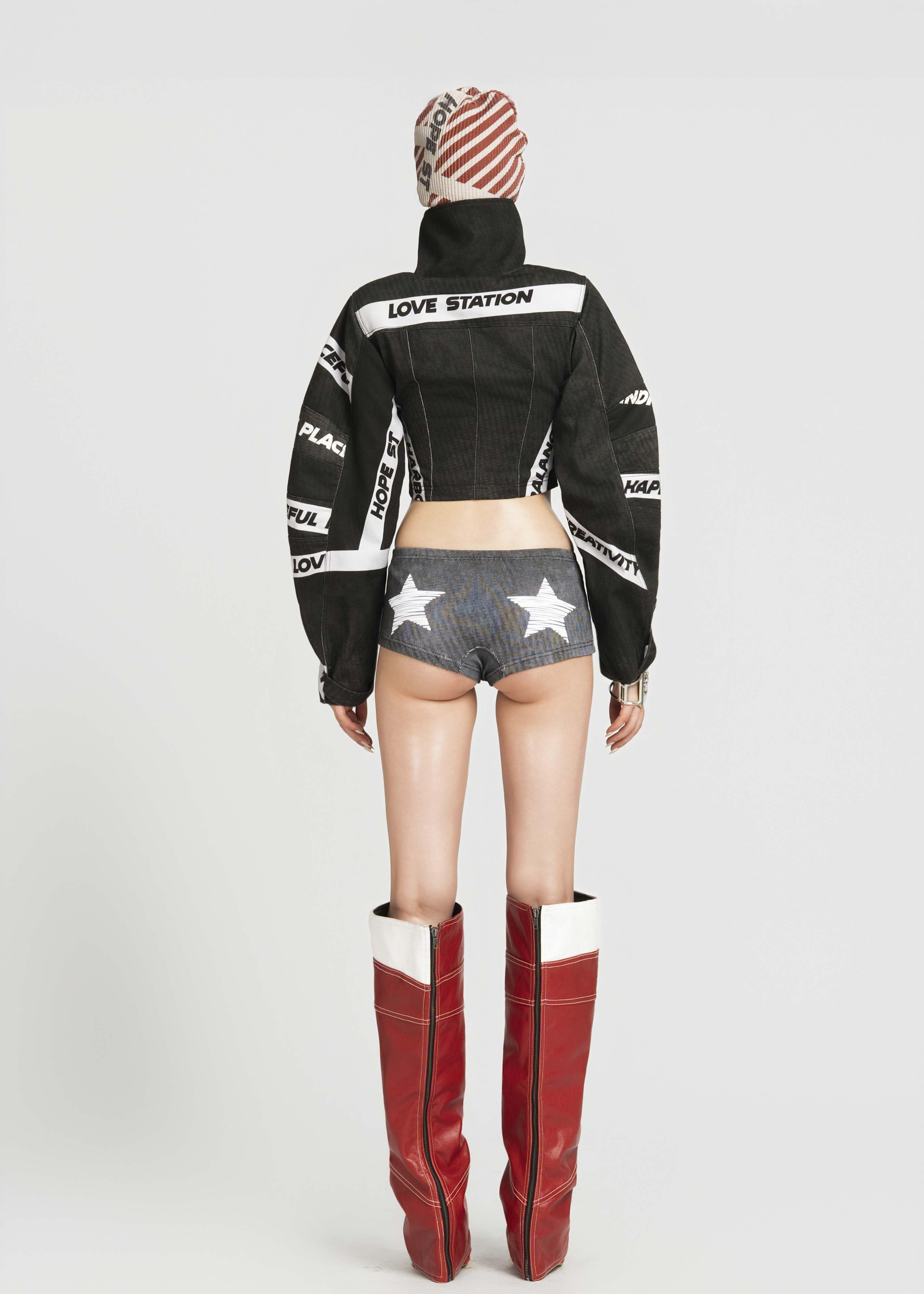 MAP High Neck Cropped Jacket