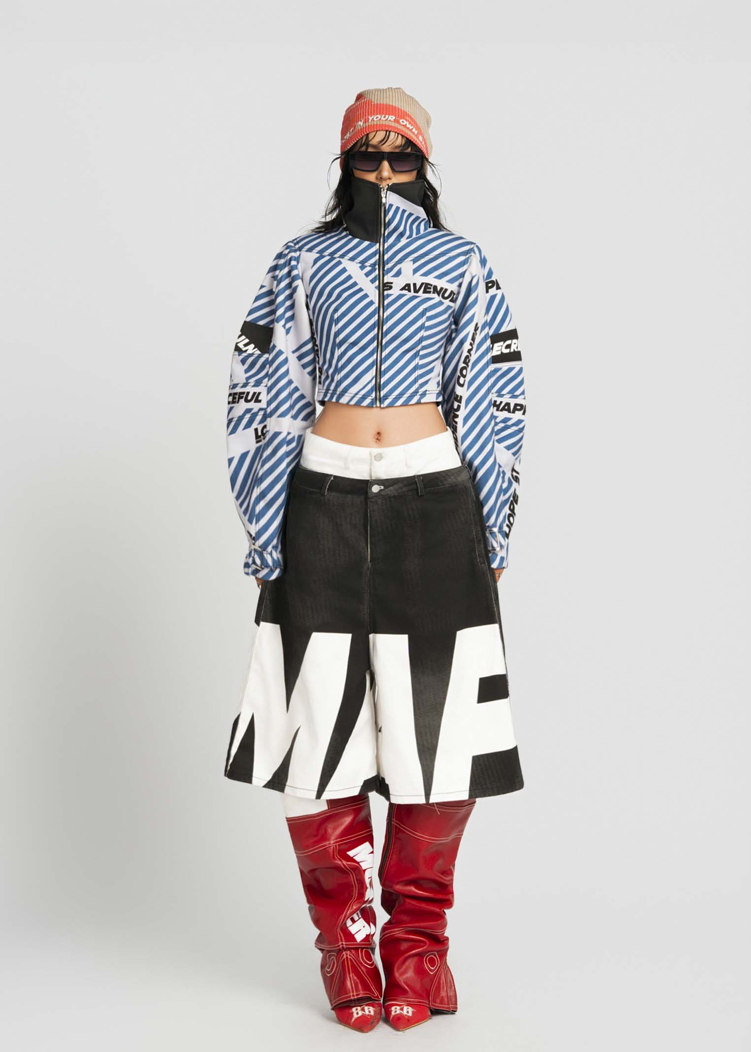 MAP High Neck Cropped Jacket