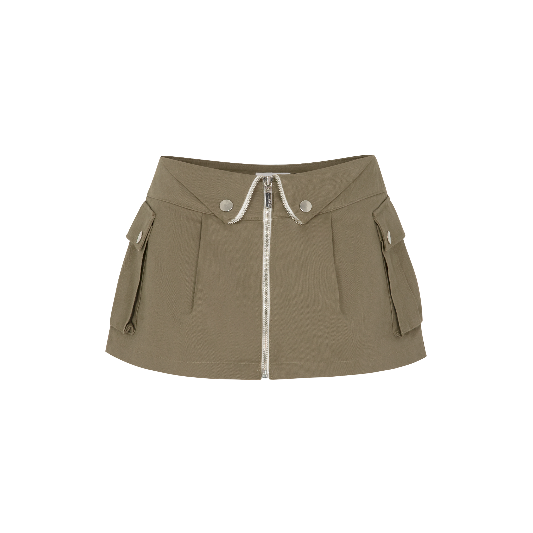 Bestie Zipper Box Pocket Skirt