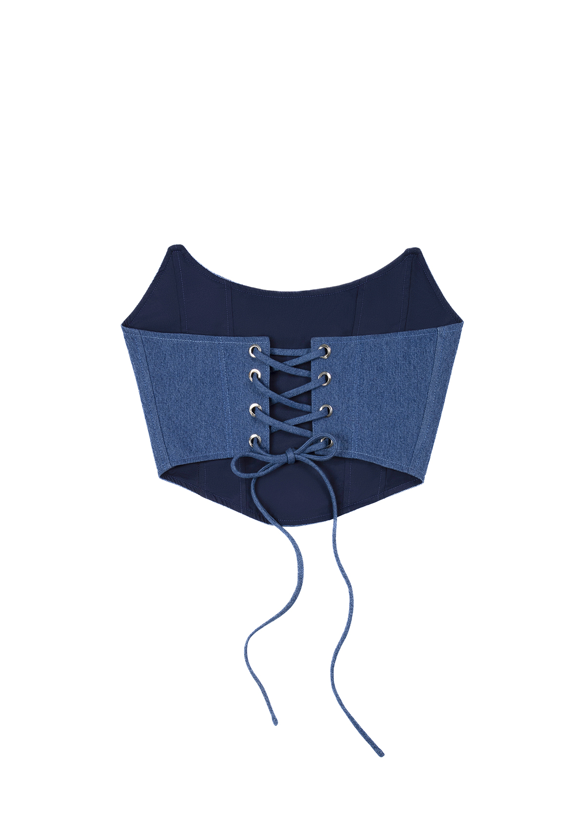 Denim Corset Top