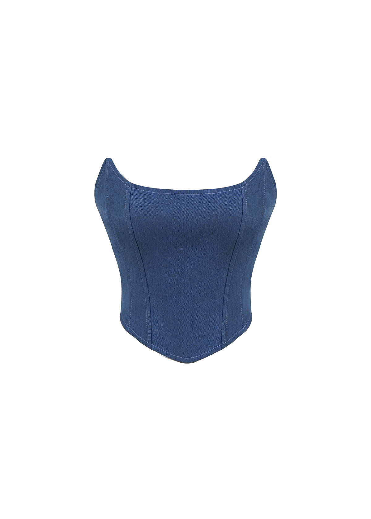 Denim Corset Top