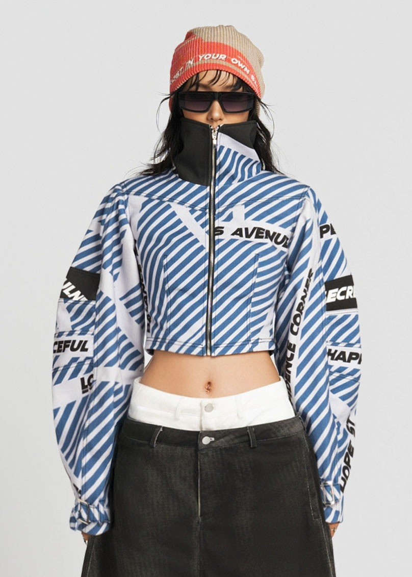 MAP High Neck Cropped Jacket