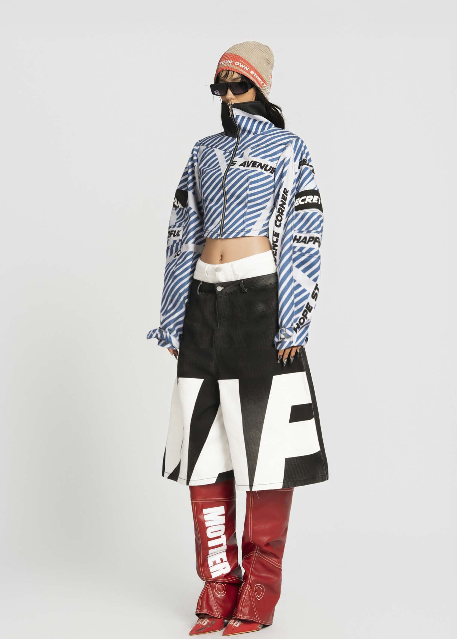 MAP High Neck Cropped Jacket