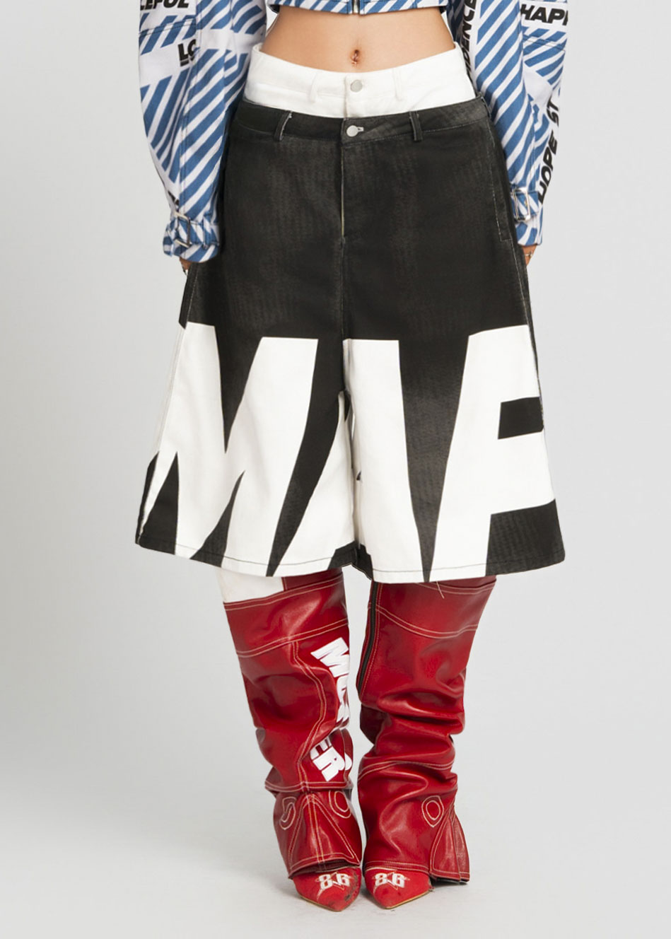 MAP Double Waist Jort Pants