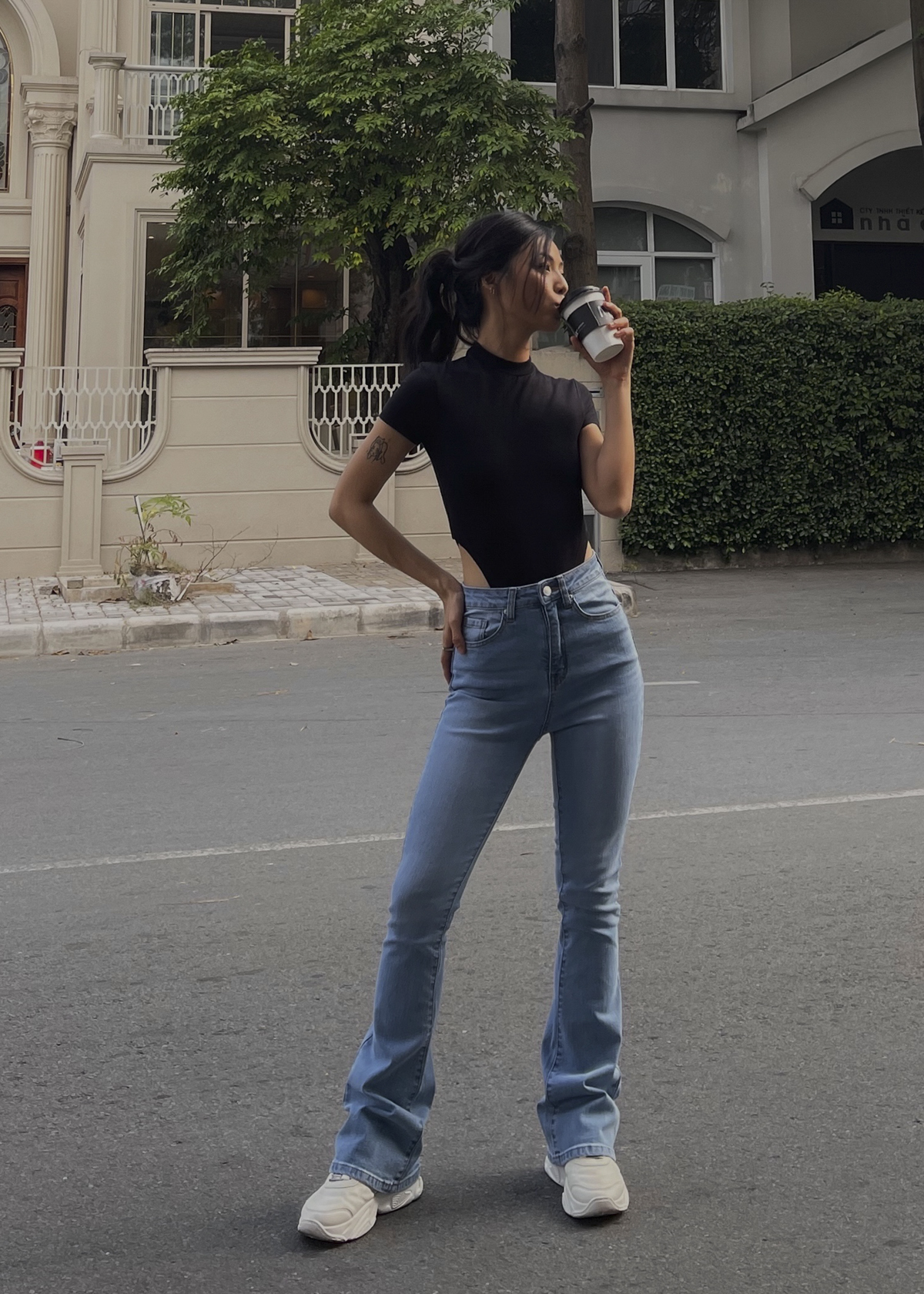 Short Sleeve High-Cut BodySuit