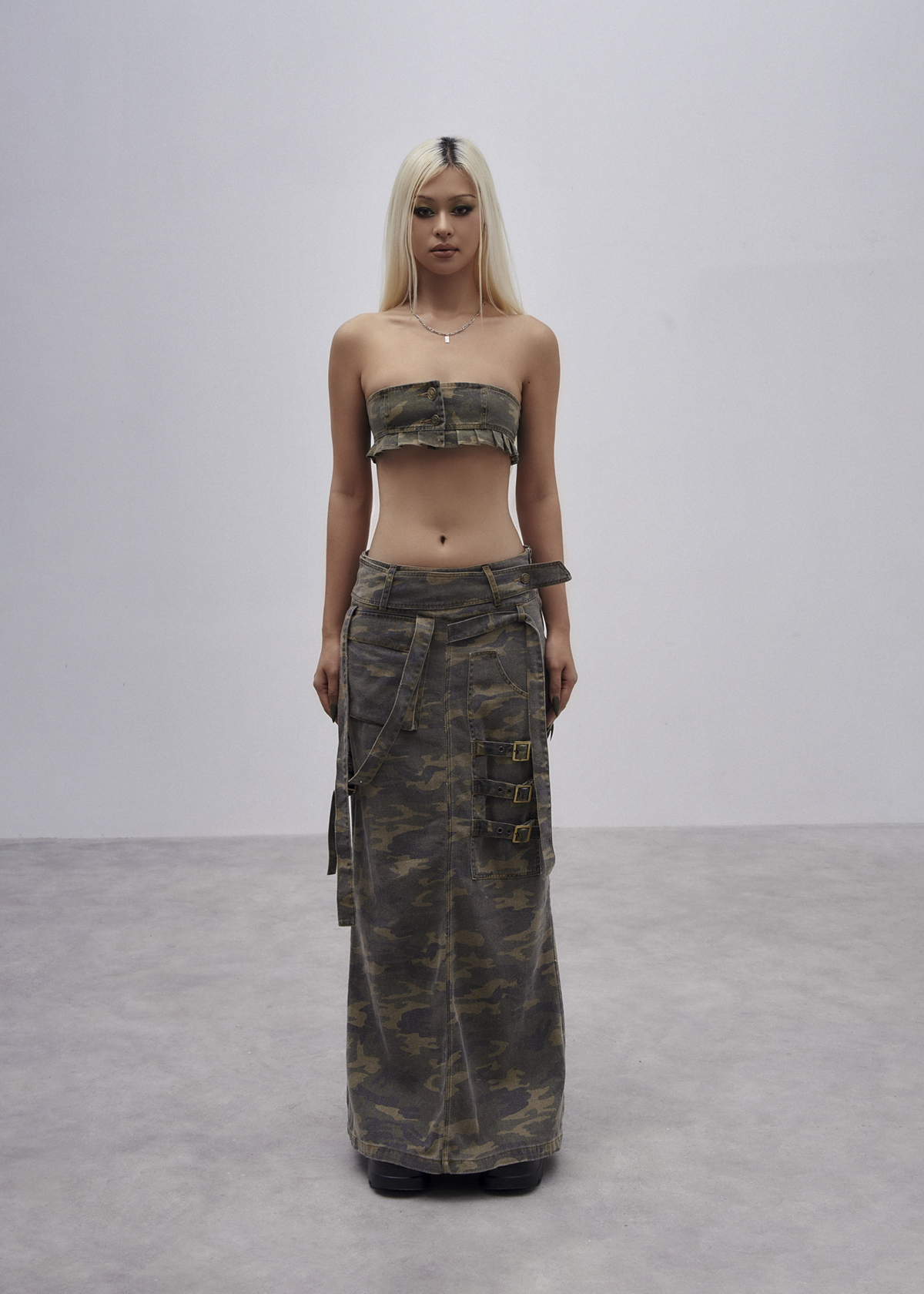 CAMO - Maxi Cargo Skirt