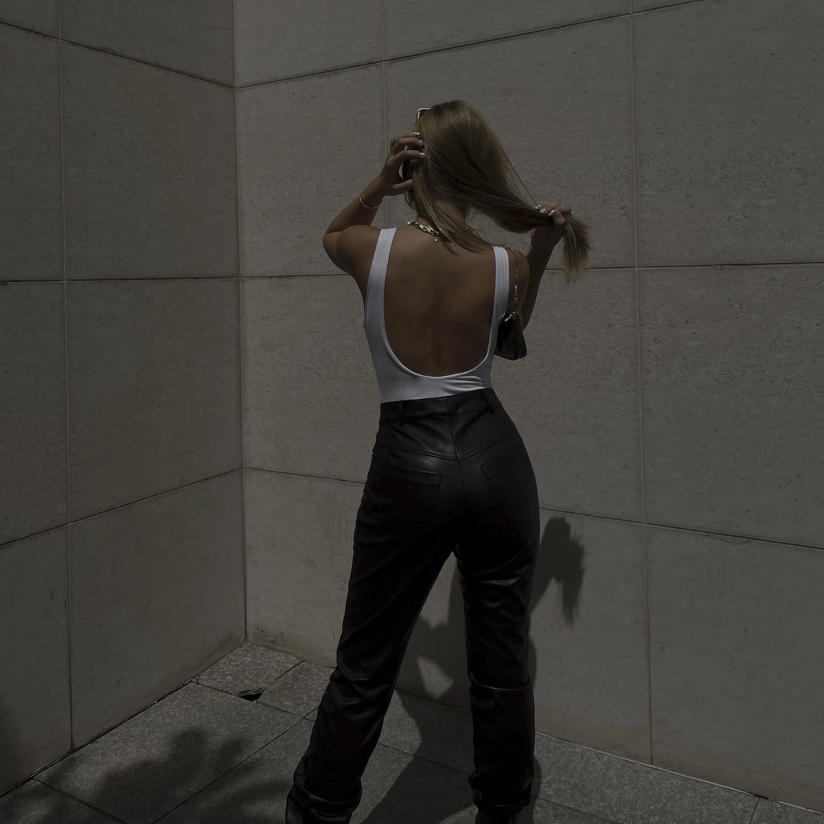 Oval Neck Tank Bodysuit