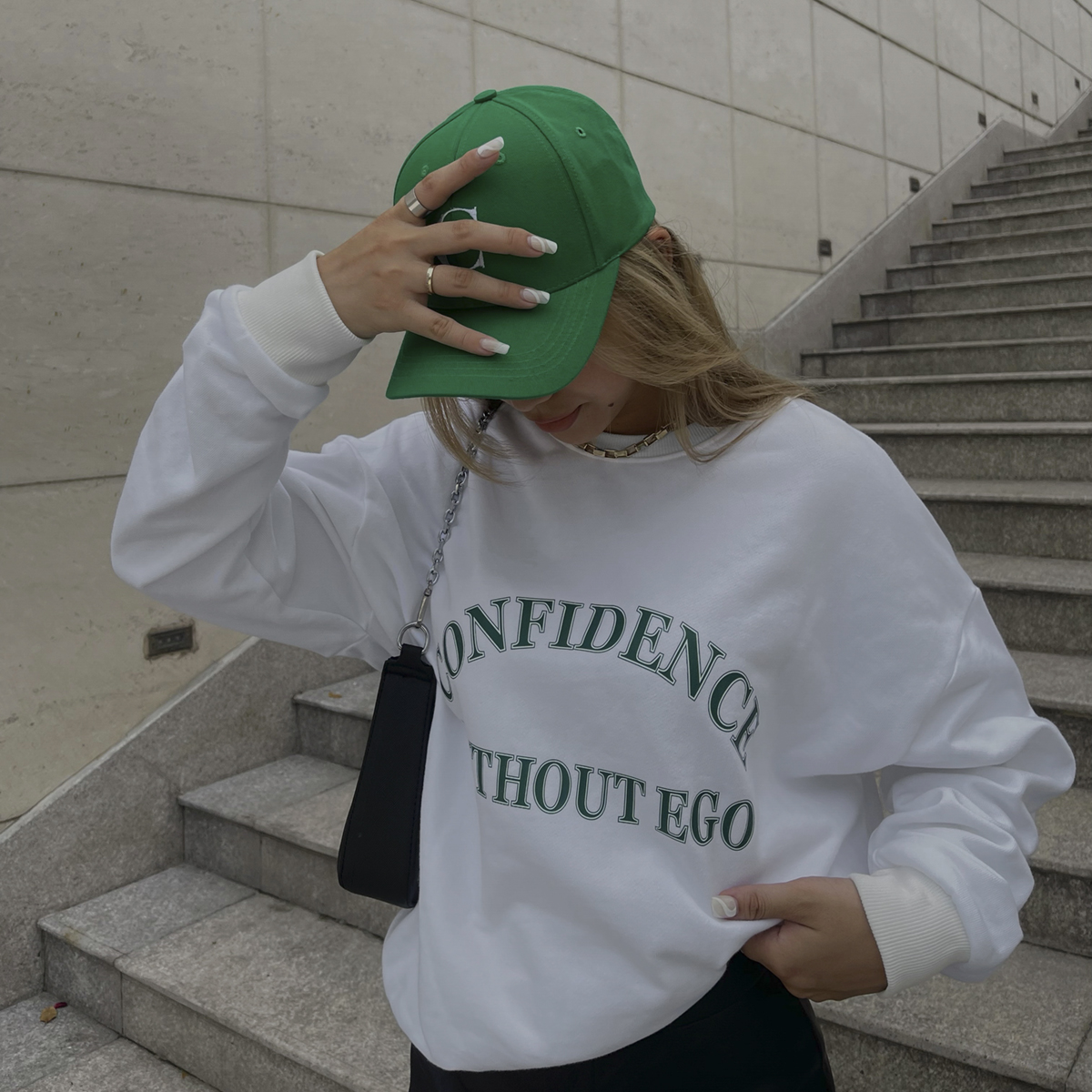 C Strapback Cap - Nón lưỡi trai thêu chữ C