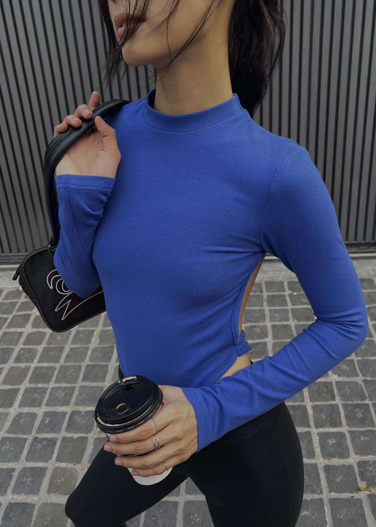 Backless High-Cut Bodysuit