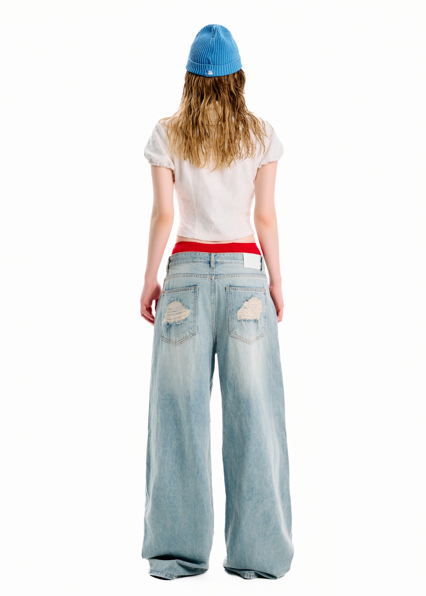 SG.S Distressed Ripped Jean
