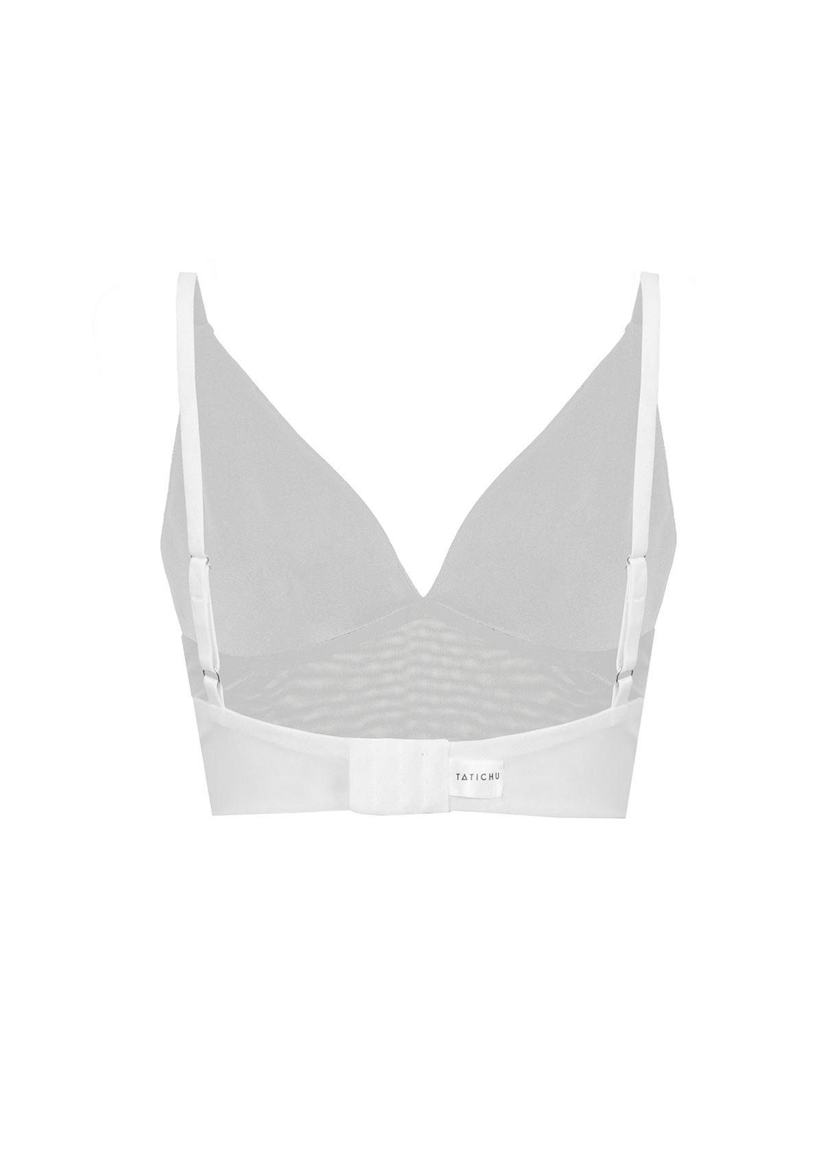 Sheer Mesh Triangle Bralette