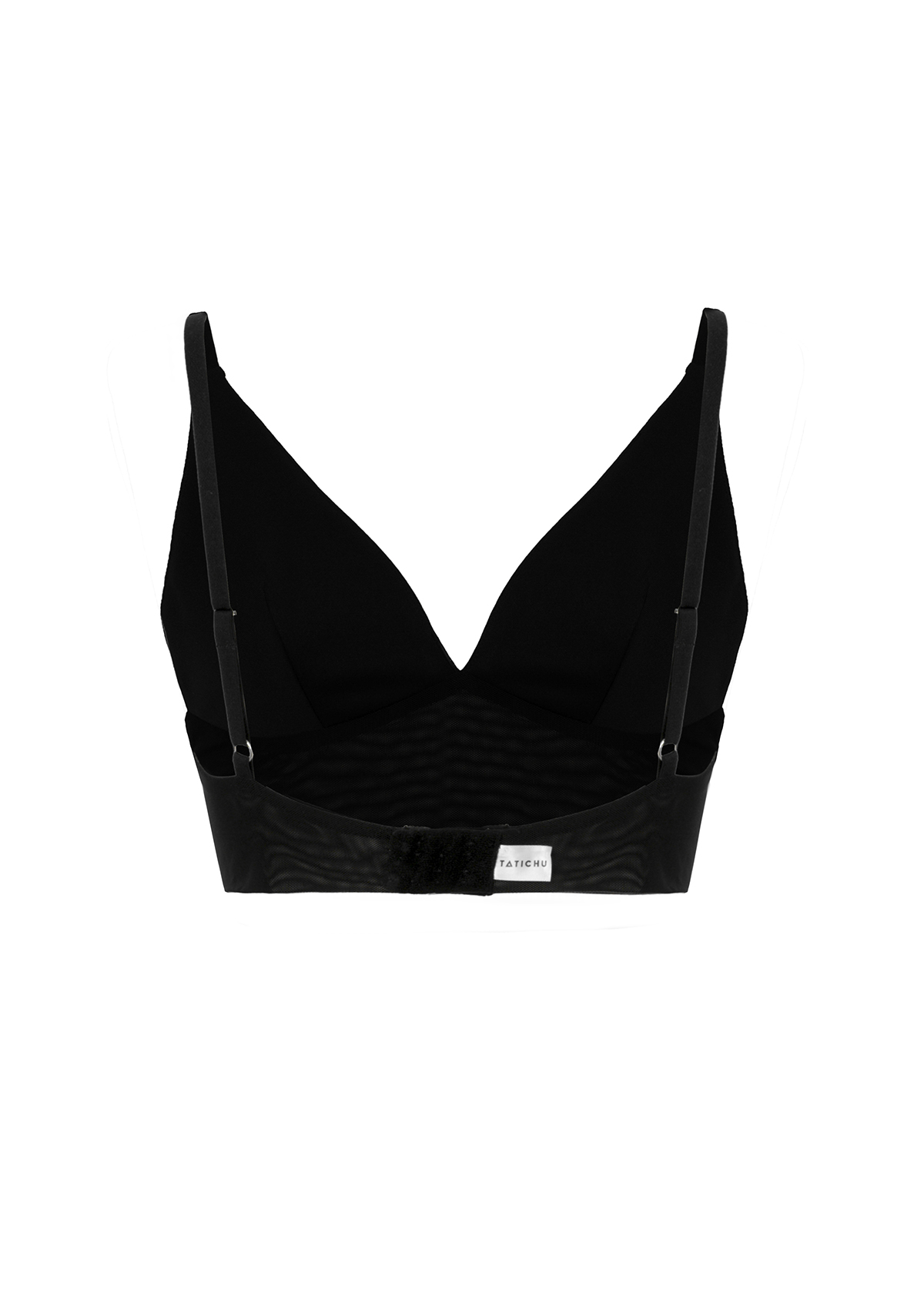 Sheer Mesh Triangle Bralette
