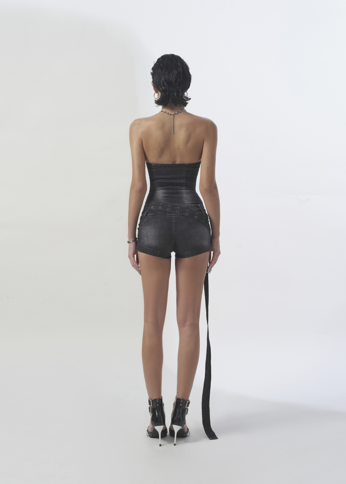 BLUM - Tube Bodycon Denim Playsuit