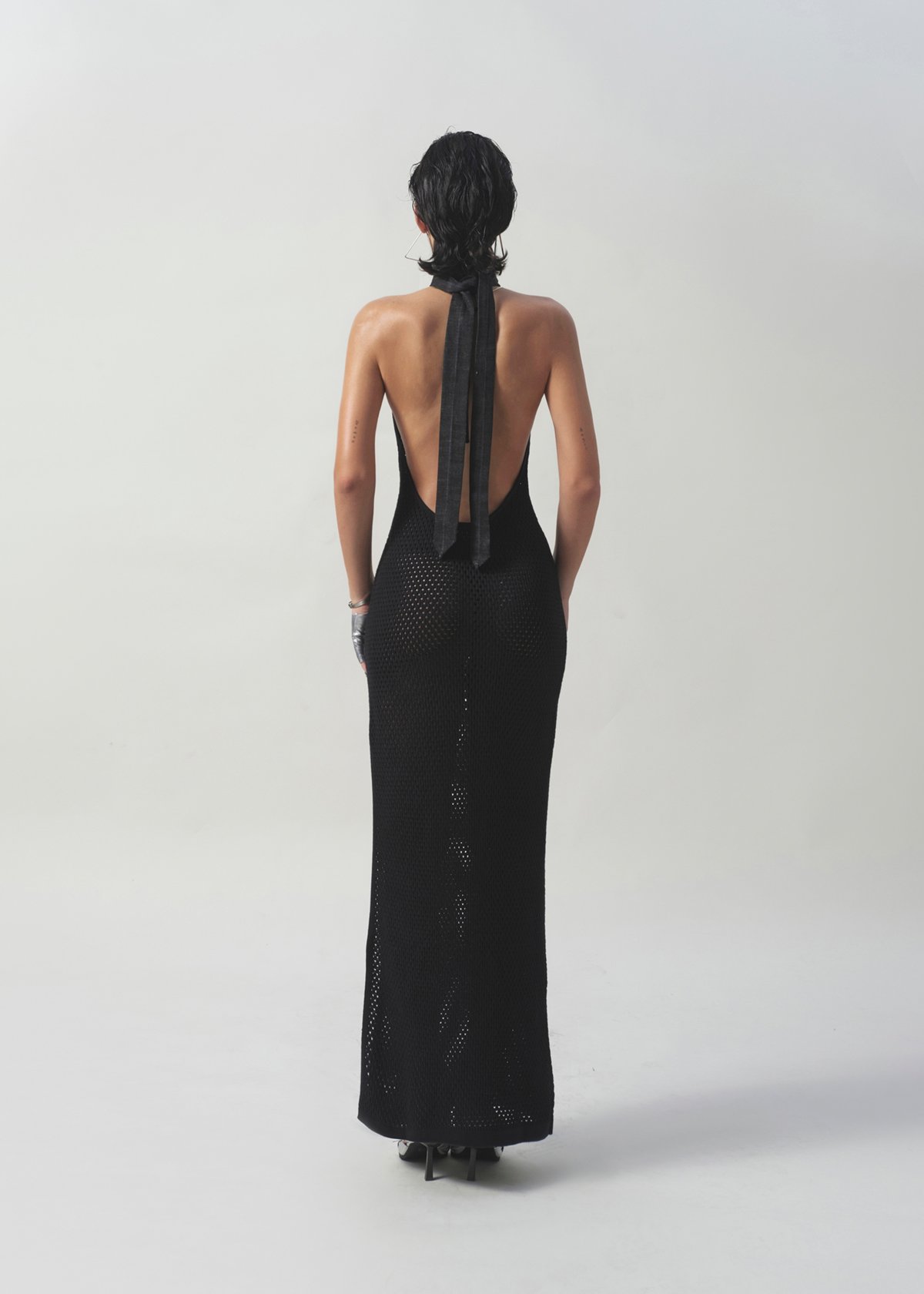 Backless Crochet Dress