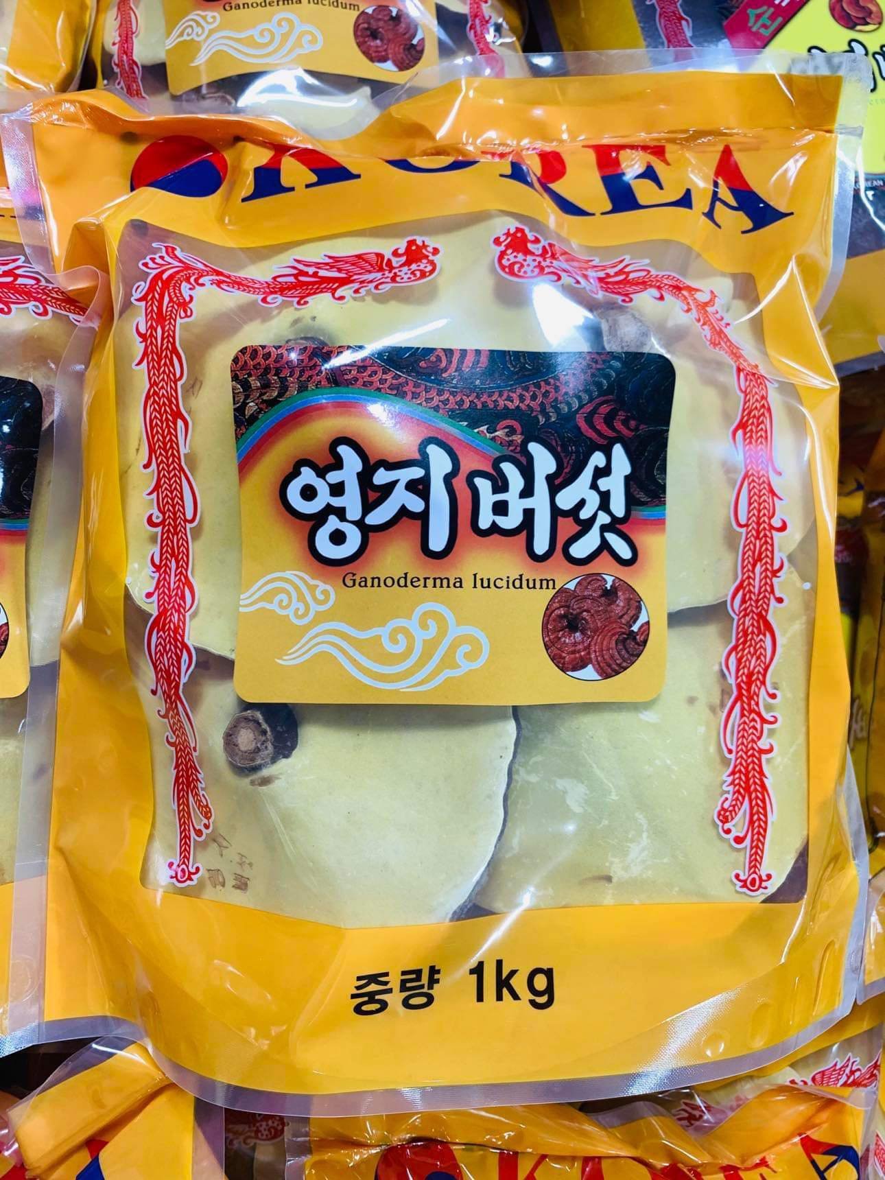 NẤM LINH CHI TÚI VÀNG LOẠI 1(1KG 6-> 8 LÁ)