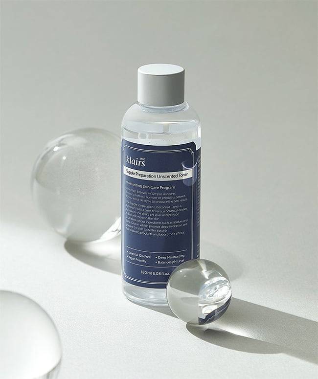 Nước hoa hồng không mùi Klairs Supple Preparation Unscented Toner 180ml