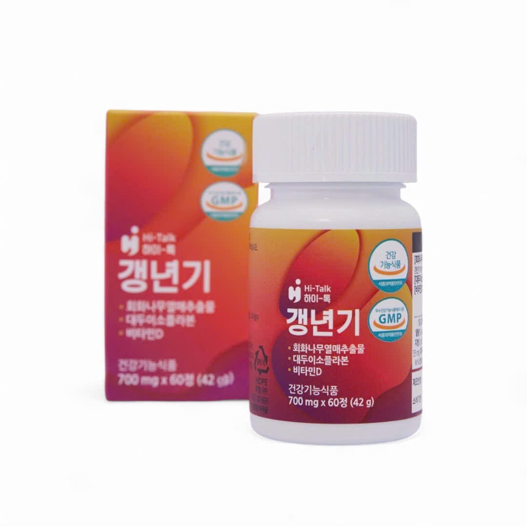 THỰC PHẨM ENZYME HỖ TRỢ PHỤ NỮ TIỀN VÀ MÃN KINH Hi-Talk 갱년기
