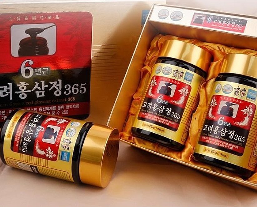 CAO SÂM 365 / 고려홍삼정365 (SET 4 LỌ × 240G)