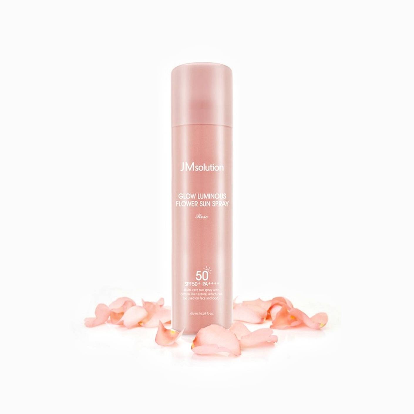 XỊT CHỐNG NẮNG JM SOLUTION GLOW LUMINOUS FLOWER SUN SPRAY ROSE SPF50+PA++++