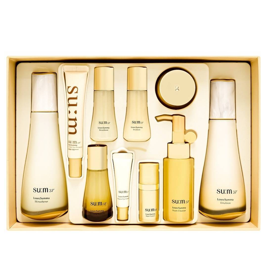 Set dưỡng da tái sinh Su:m37 Losec summa Elixir 10 sản phẩm