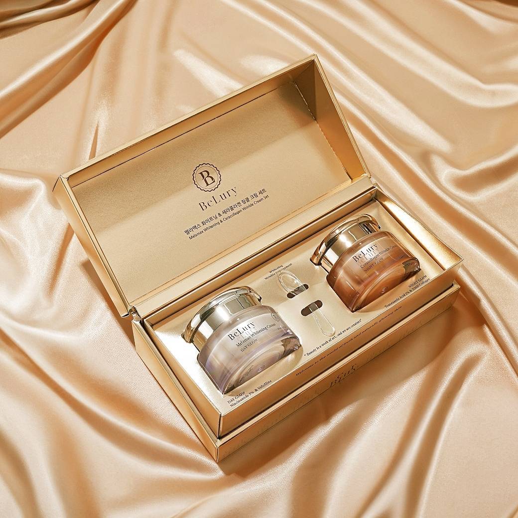 Bộ kem dưỡng trắng da BELURY Cera Collagen Wrinkle & Melamax 50ml + 50ml