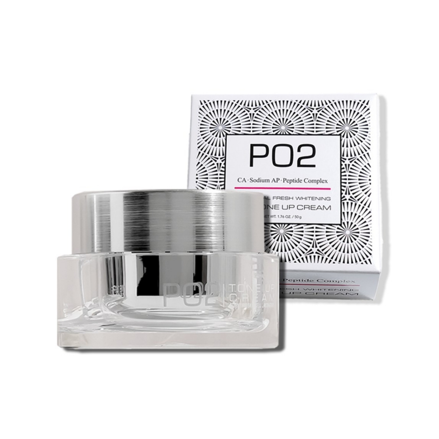 Kem kích trắng da váng sữa Po2 Tone Up Cream 50g