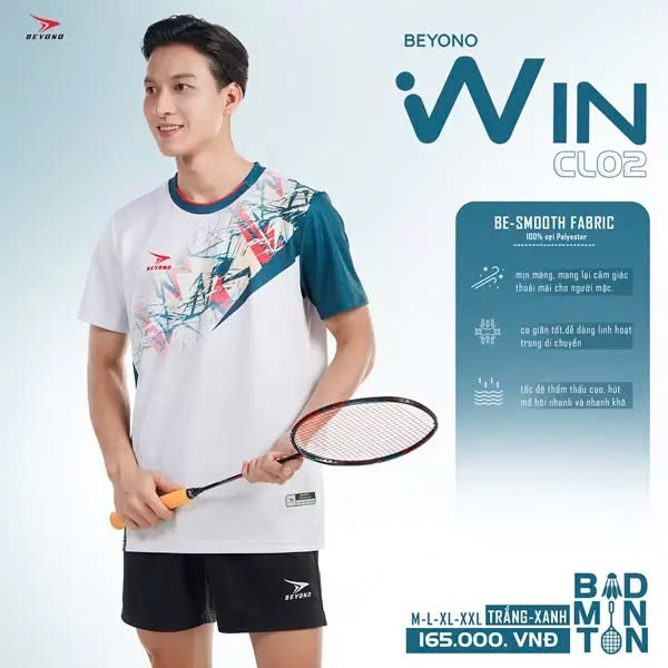Áo Cầu Lông + Pickle Ball Cổ Tròn
