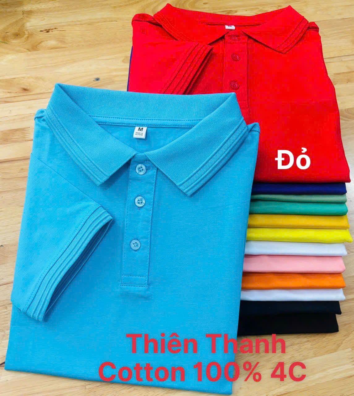 Áo Cổ Bẻ Cotton 100% Mẫu 2