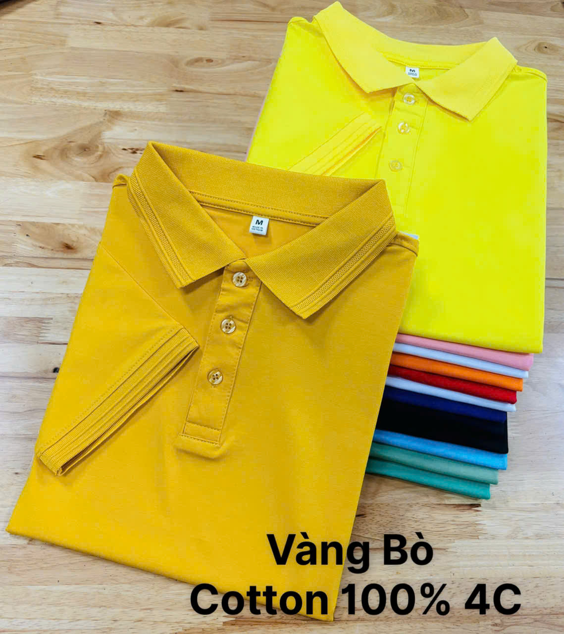 Áo Cổ Bẻ Cotton 100% Mẫu 3