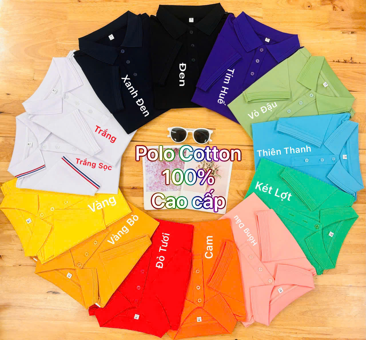 Áo Cổ Bẻ Cotton 100% Mẫu 9
