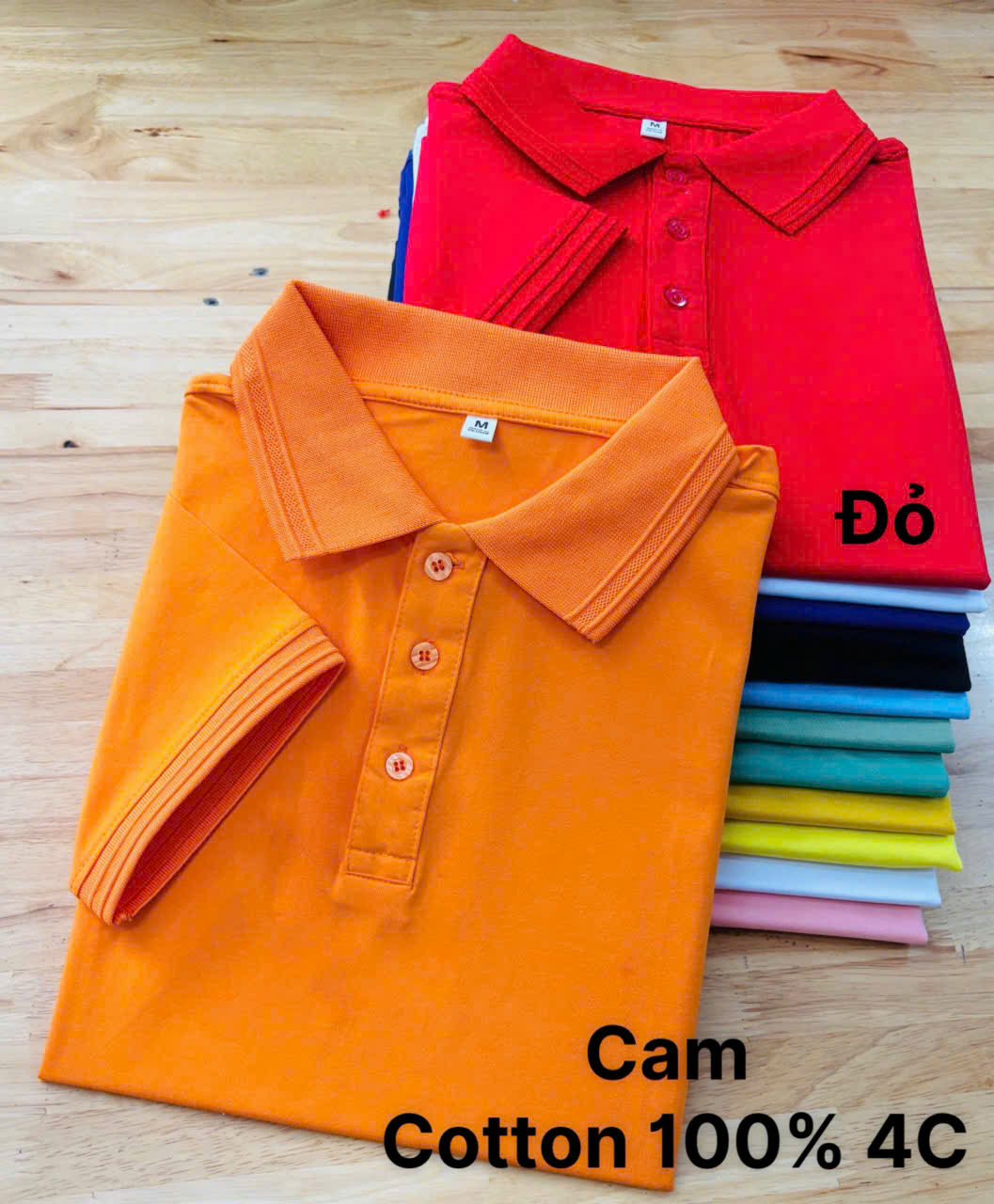 Áo Cổ Bẻ Cotton 100% Mẫu 18