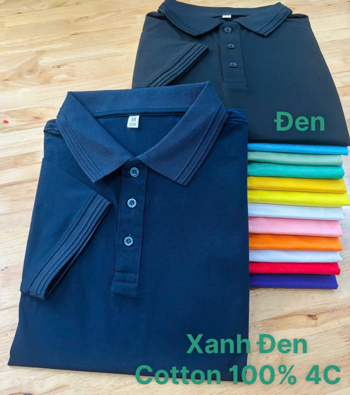 Áo Cổ Bẻ Cotton 100% Mẫu 19