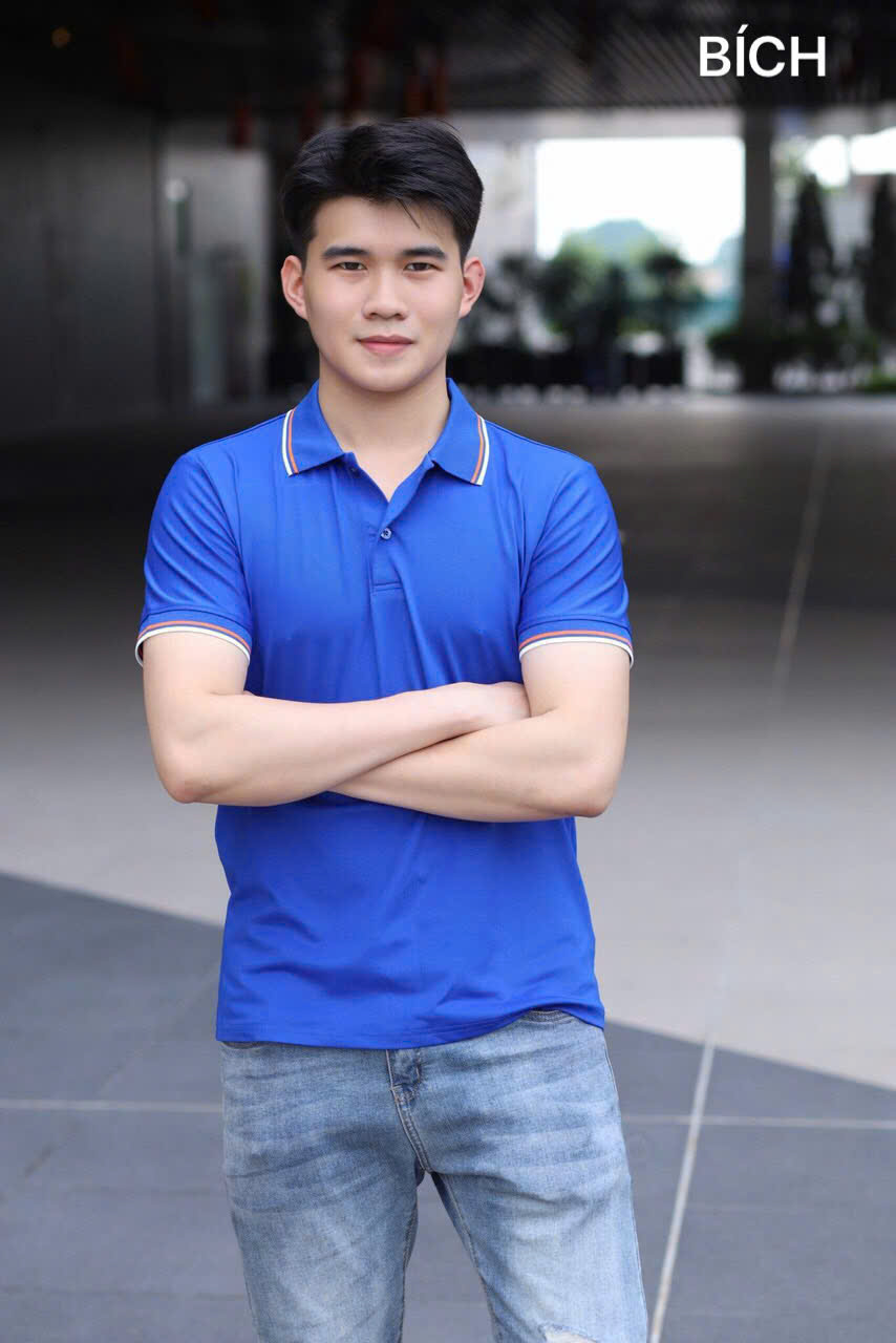 Áo cổ bẻ poli form riêng Nam nữ Mẫu 7