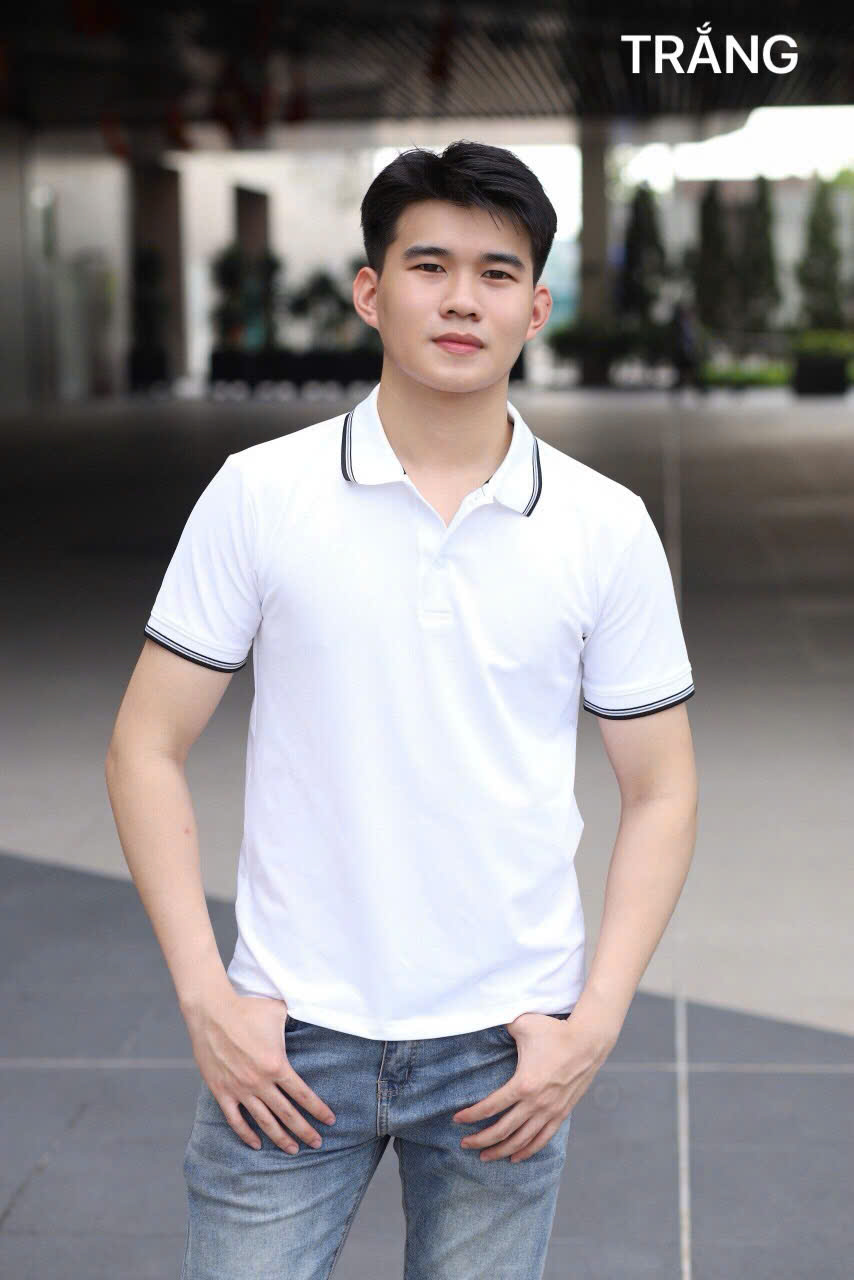 Áo cổ bẻ poli form riêng Nam nữ Mẫu 19