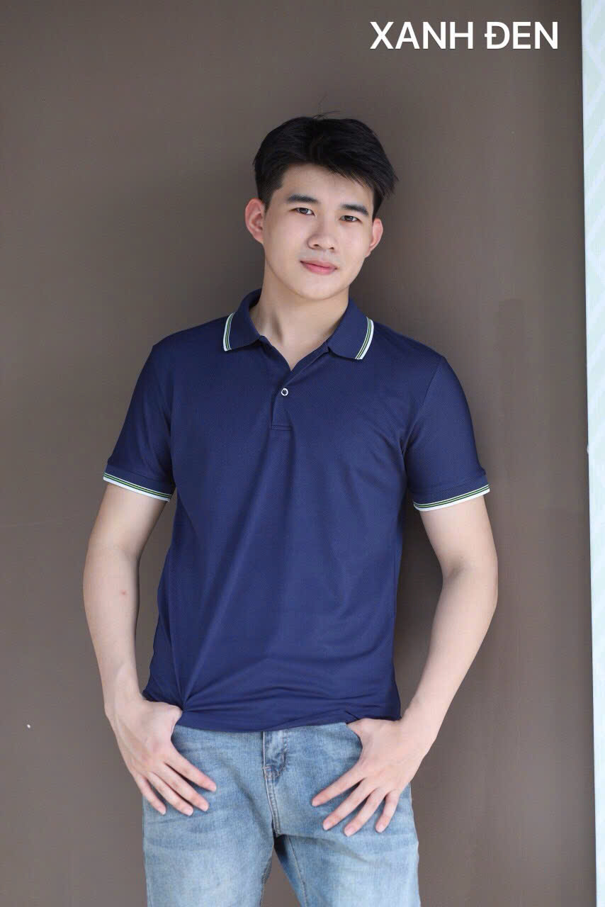 Áo cổ bẻ poli form riêng Nam nữ Mẫu 22