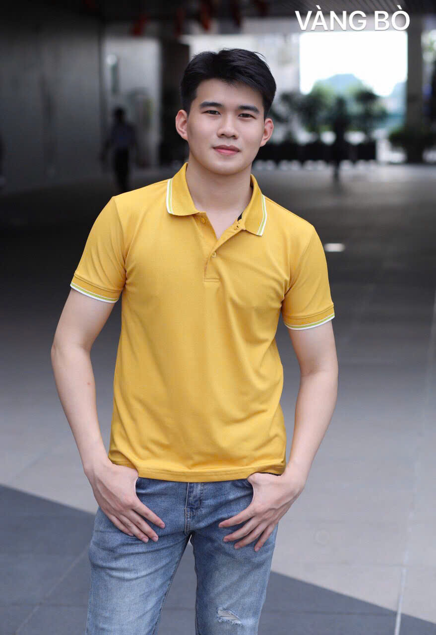Áo cổ bẻ poli form riêng Nam nữ Mẫu 27