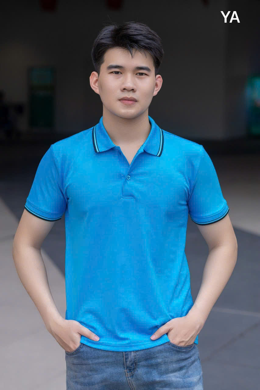 Áo cổ bẻ poli form riêng Nam nữ Mẫu 30