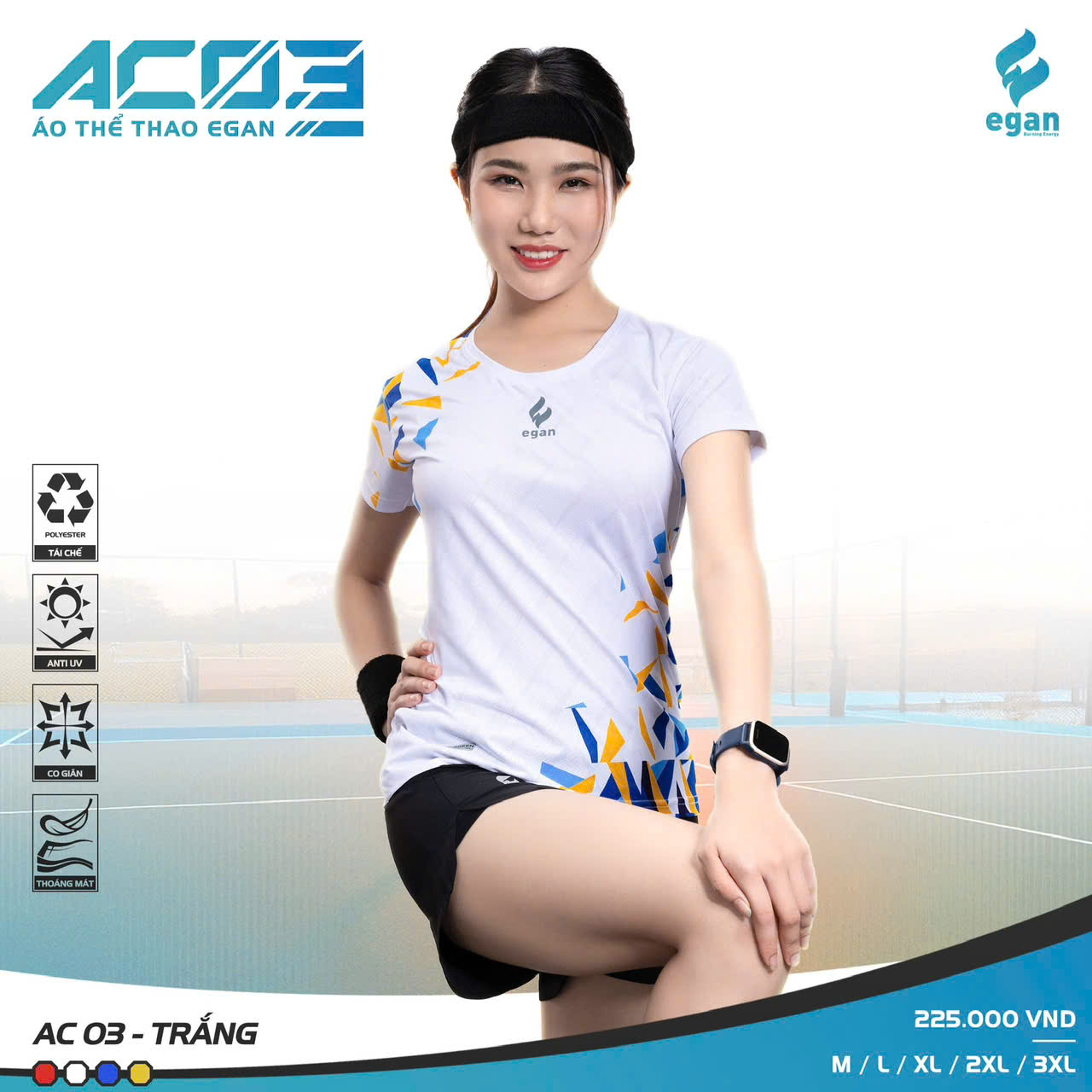 Áo Cầu Lông + Pickle Ball Cổ Tròn