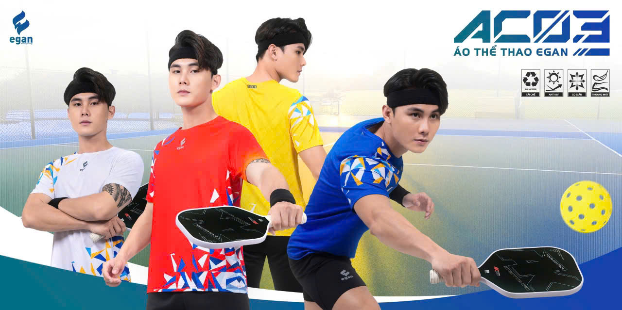 Áo Cầu Lông + Pickle Ball Cổ Tròn