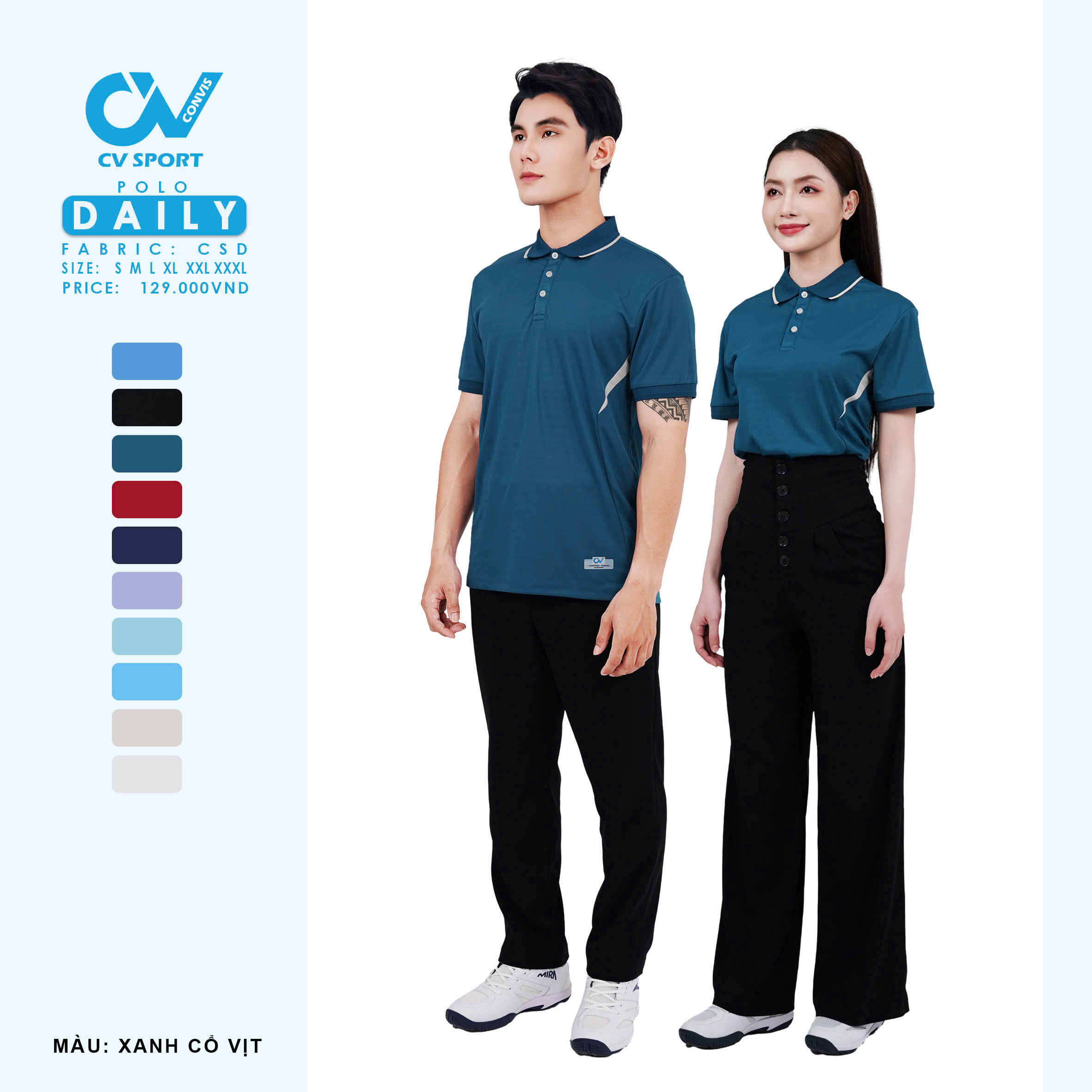 Áo cổ bẻ hãng Mẫu 5