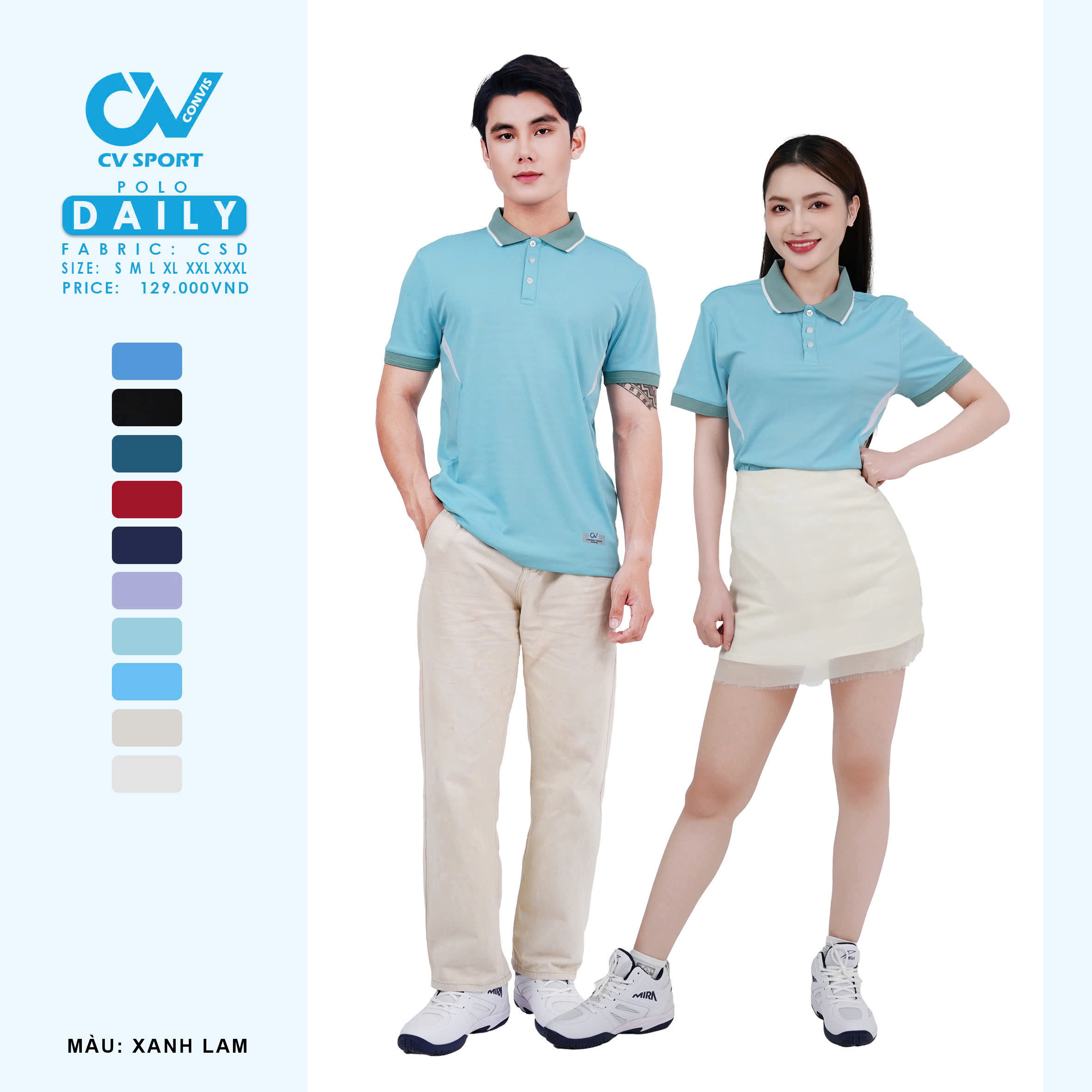 Áo cổ bẻ hãng Mẫu 5