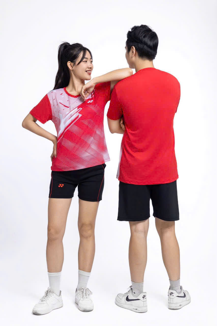 Áo Cầu Lông + Pickle Ball Cổ Tròn Mẫu 3