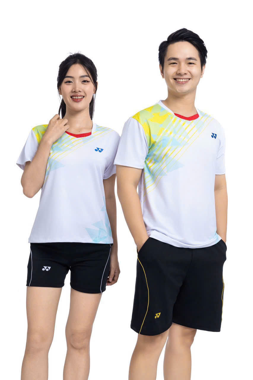 Áo Cầu Lông + Pickle Ball Cổ Tròn Mẫu 11