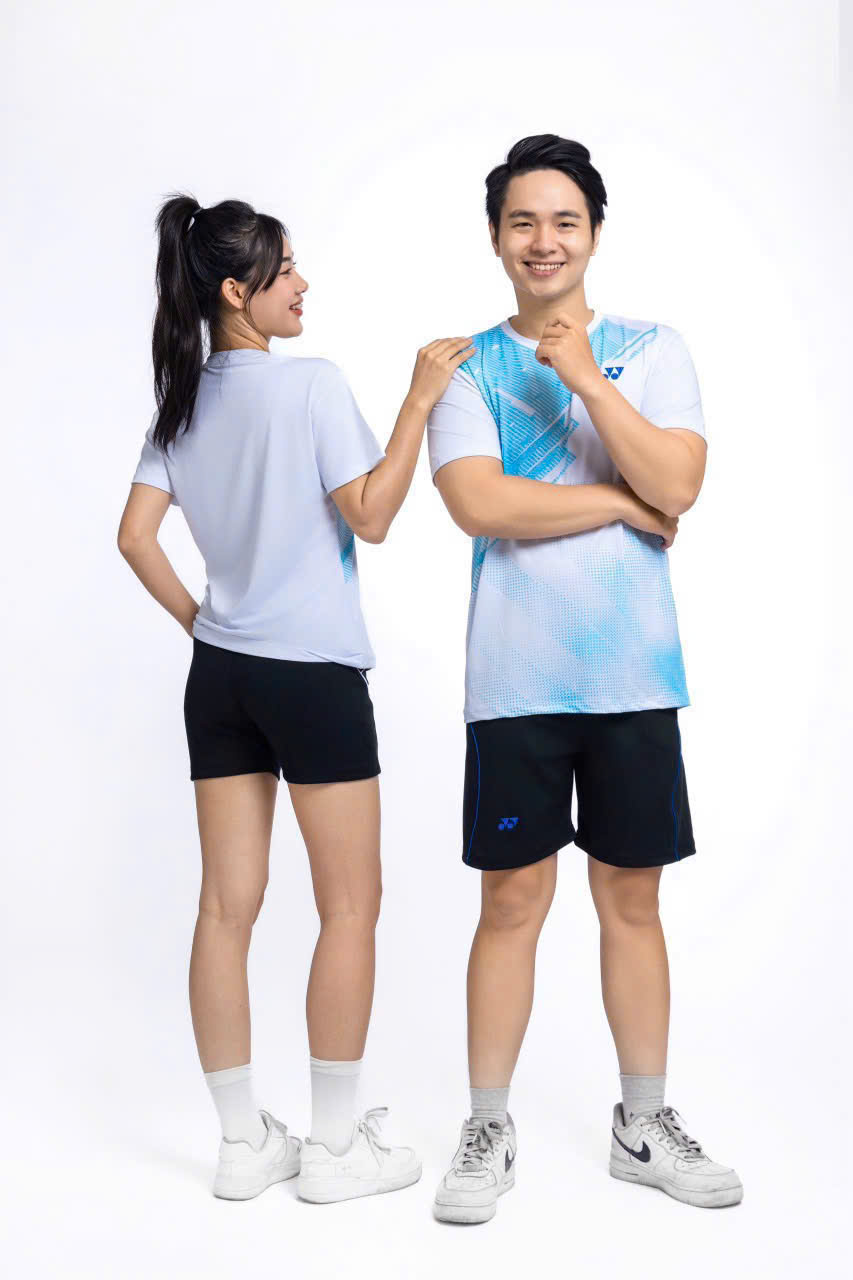 Áo Cầu Lông + Pickle Ball Cổ Tròn Mẫu 16