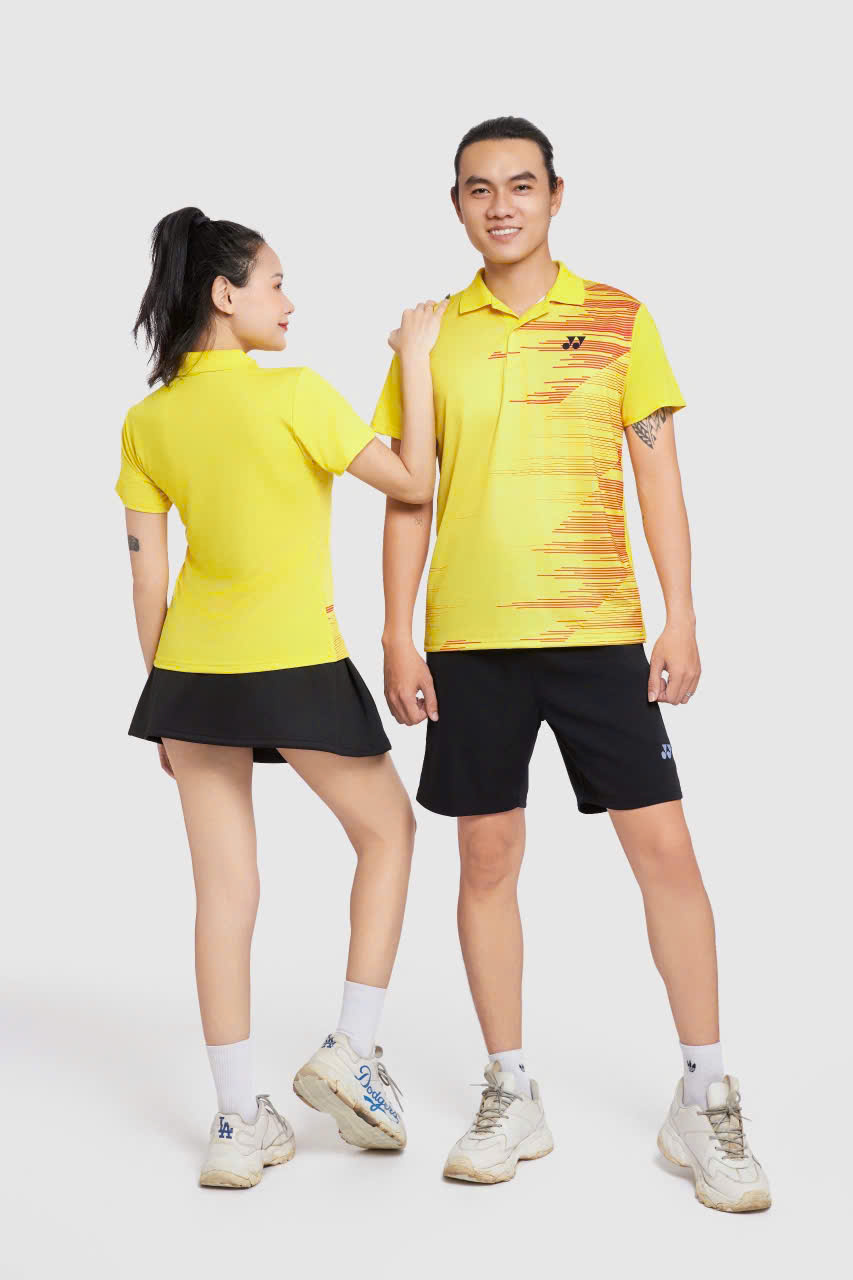 Áo Cầu Lông + Pickle Ball Cổ Bẻ Mẫu 3